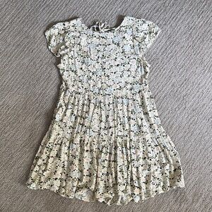 AEO Cream Floral Dress